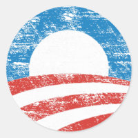 Verblasstes Obama-Logo