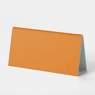 Verblasstes Orange,Indisches Gelb,Blasses Kupfer, Tischaufsteller