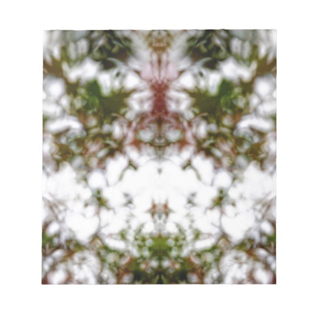 Verbleibendes Kaleidoskopmuster Notizblock (Vorderseite)