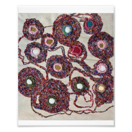 Verblendete Blume. Fotodruck