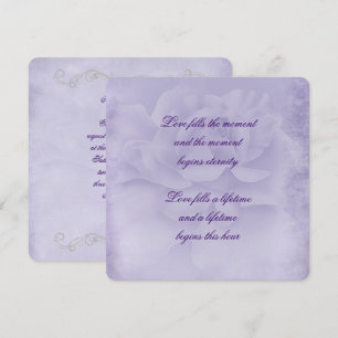 Verblendete Lila Rose Einladung