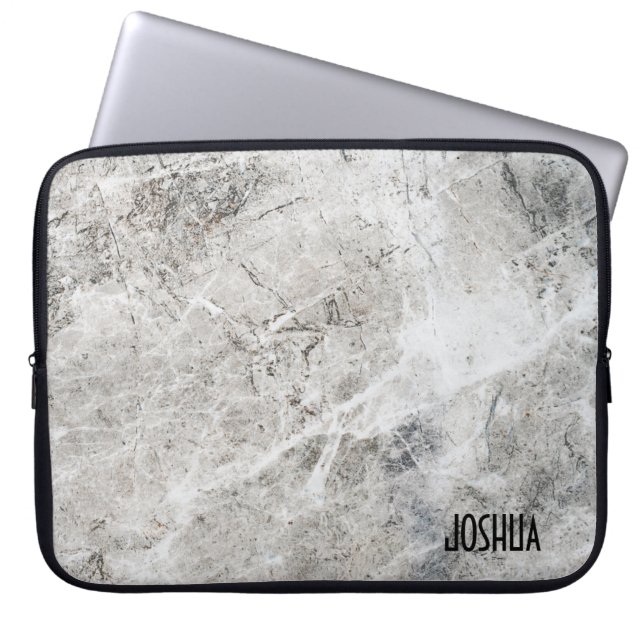 Verblendeter Marmorstein Laptopschutzhülle (Vorderseite)