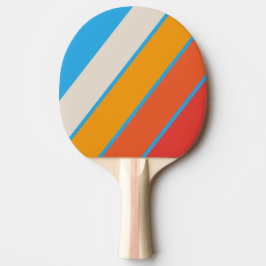 Verblendetes Surf Blau fett Streifen Tischtennis Schläger