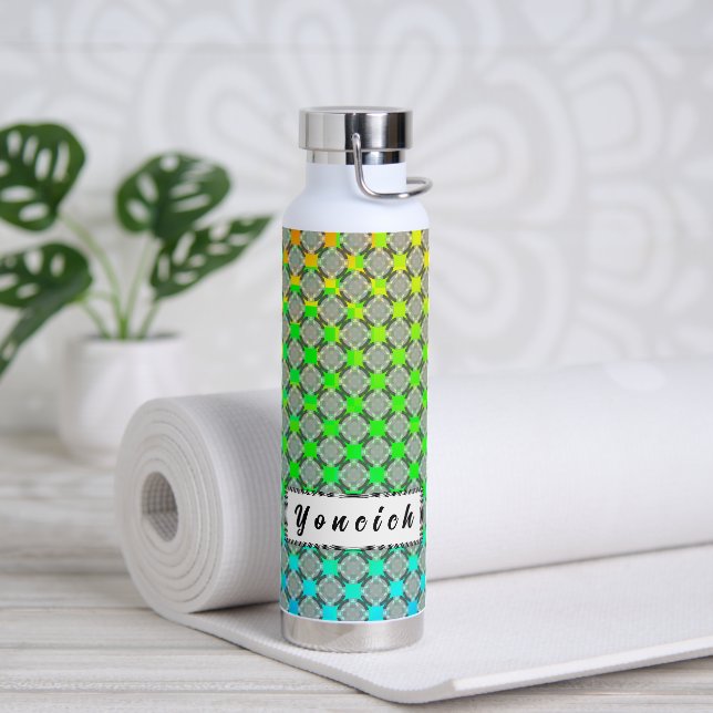 Verblendetraster von Kenneth Yoncich Trinkflasche (Yoga)