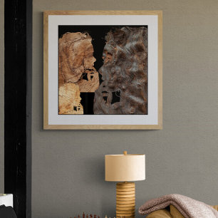 Verblüffendes Frauenprofil Leinwanddruck