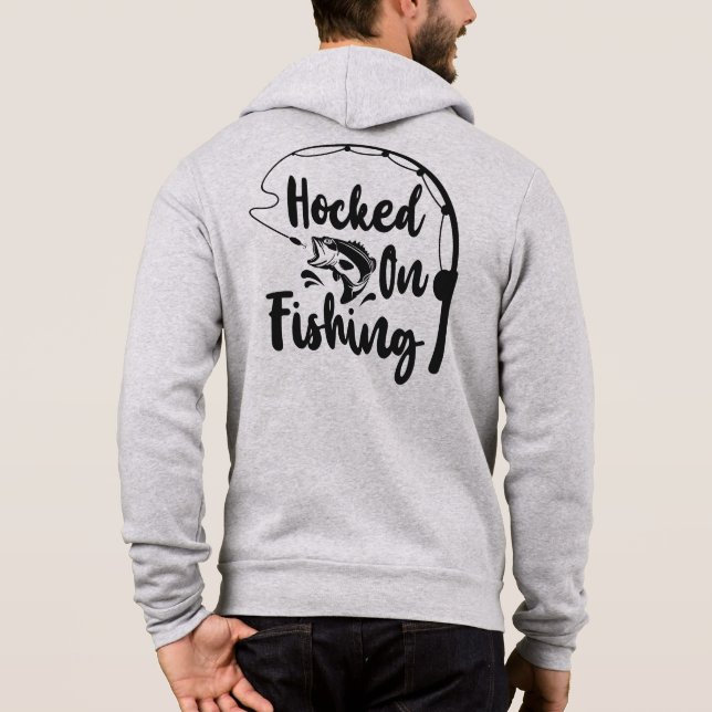 Verblüfft vom Fischfang Hoodie (Rückseite)