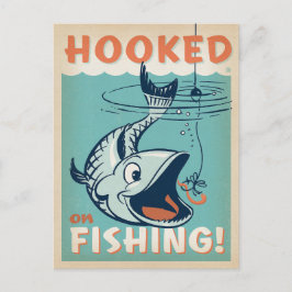 Verblüfft vom Fischfang Postkarte