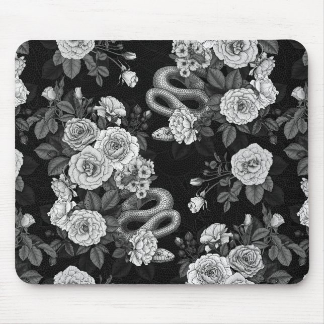 Verborgen in den Rose 3 Mousepad (Vorne)