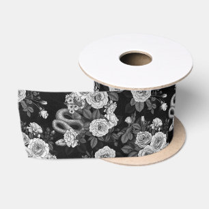 Verborgen in den Rose 3 Satinband