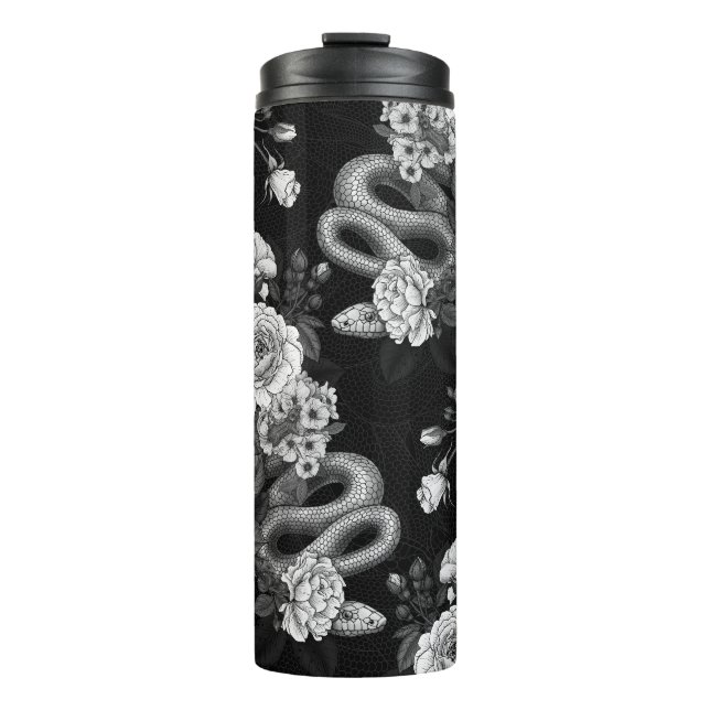 Verborgen in den Rose 3 Thermosbecher (Vorderseite)
