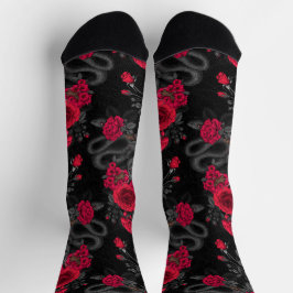 Verborgen in den Rosen Socken