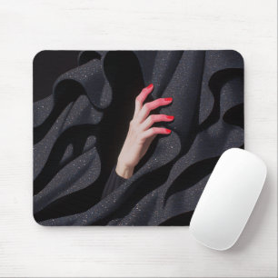 Verborgenes Sternennacht-Hidschab-Hand-Illustratio Mousepad