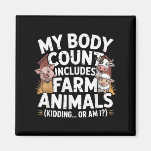 Verbot von Shirt Bauer Meme unangemessen Farm Ani Magnet