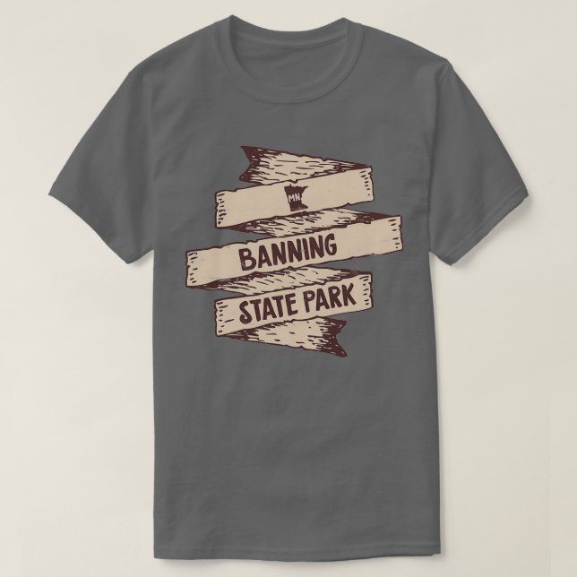 Verbot von Staat Park Minnesota MN Forest Deh T-Shirt (Design vorne)