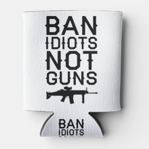 Verbote Idioten, keine Waffen Dosenkühler