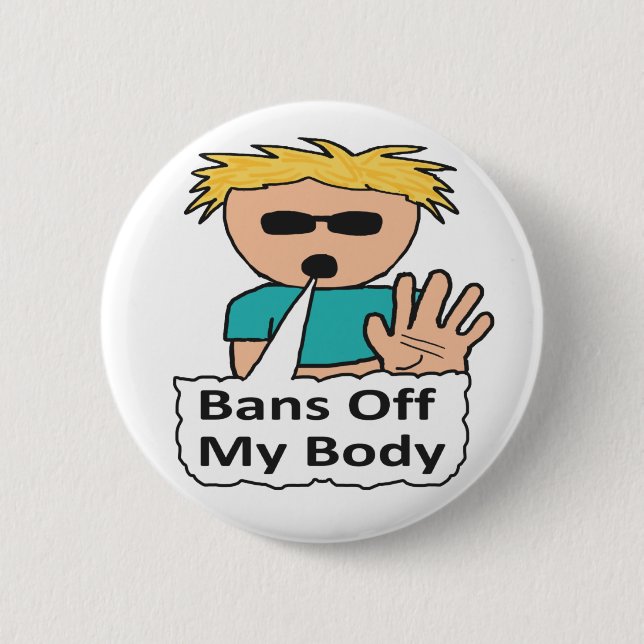 Verbote meines Körpers Button (Vorderseite)
