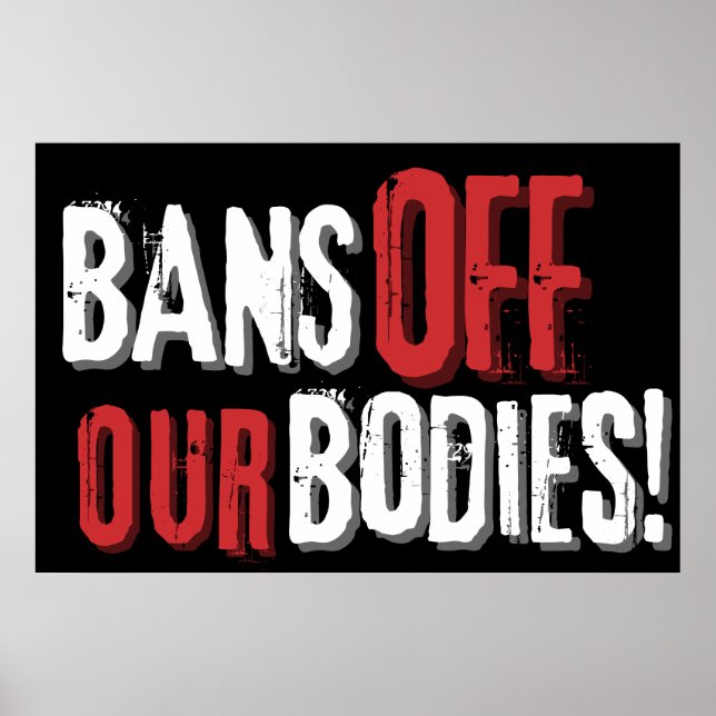 Verbote unserer Organe pro Wahl Poster (Vorne)