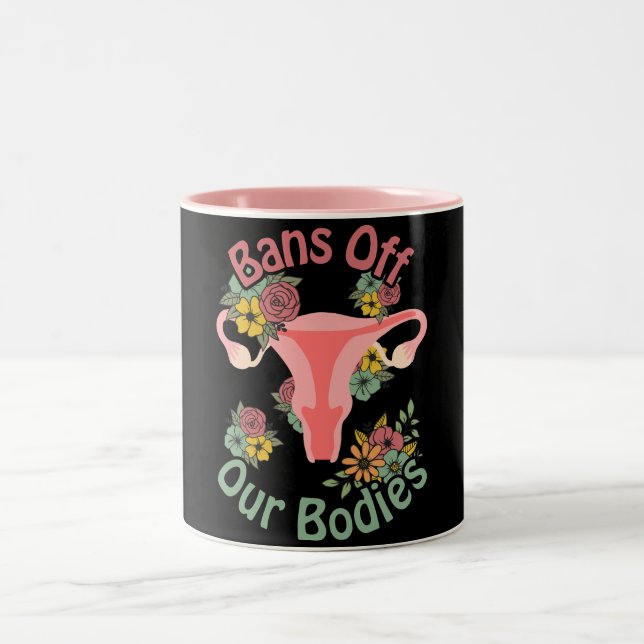 Verbote unserer Organe Zweifarbige Tasse (Mittel)