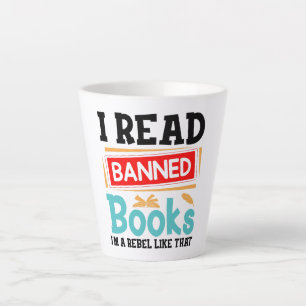 Verbotene Bücher Awareness Literacy Rebell Milchtasse