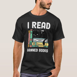 Verbotene Bücher Buchwurm-Leser Ich lese verbotene T-Shirt