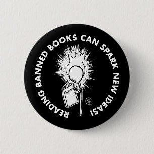 Verbotene Bücher lesen Button