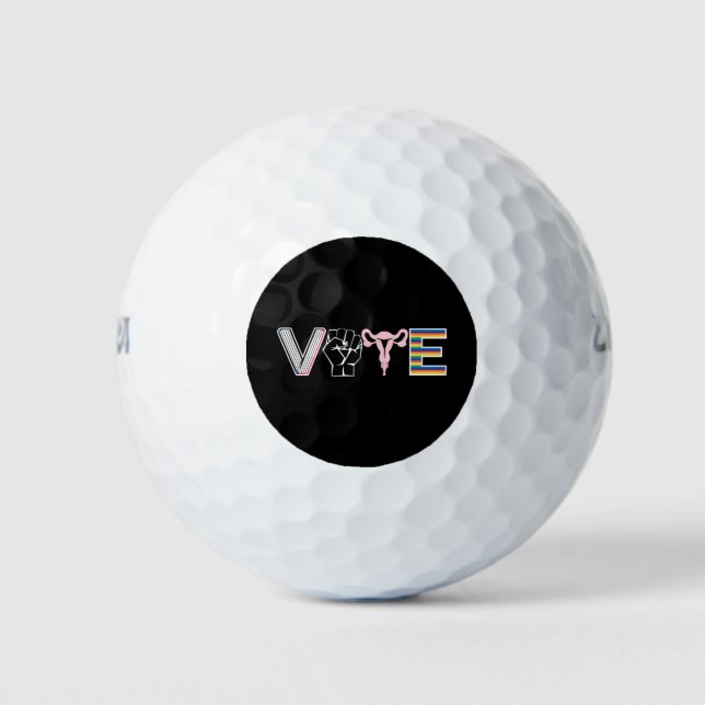 Verbotene Bücher Reproduktionsrechte BLM LGBTQ Golfball (Vorderseite)