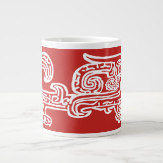 Verbotene City Dragon 20oz Inverse Print-Tasse Jumbo-Tasse
