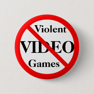 Verbotene gewaltsame Videospiele Button
