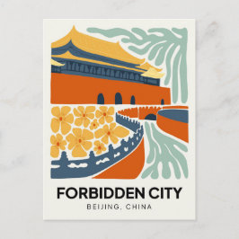 Verbotene Stadt Peking China Reisen Florenz Postkarte