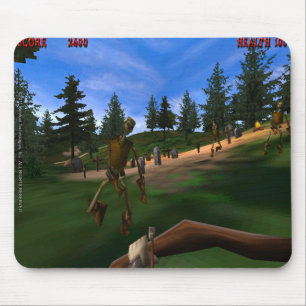 Verbotener Wald 3 Retro Mousepad