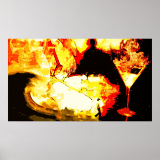 verbrannt. poster
