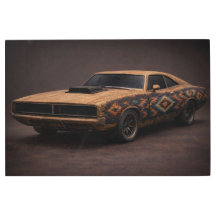 Verbranntes Streichholz-Muscle-Car — Industrielle