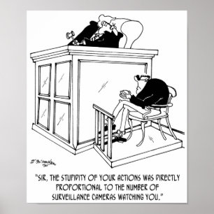 Verbrechen-Cartoon 7348 Poster