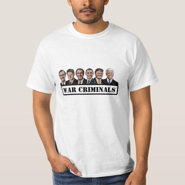 Verbrecher im amerikanischen Krieg T-Shirt (Vorderseite)