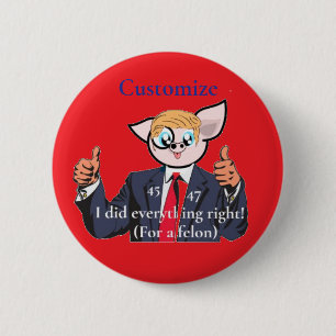 Verbrecher Präsident Thunder_Cove Button