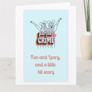 Verbrecherpartner, Bestie Funny Galantine's Card Karte