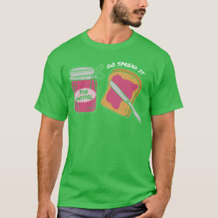 Verbreite es Gospel lustiger Bibelvers Freunde T-Shirt