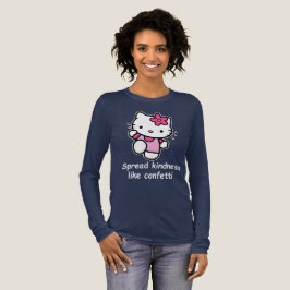 Verbreite Freundlichkeit wie Konfetti Tri-Blend Shirt