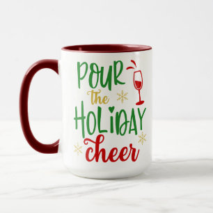 Verbreite Weihnachtsstimmung, Lustiges Weihnachtsg Tasse