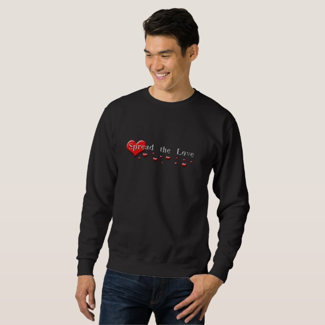 Verbreiten der Liebe Sweatshirt (Vorne ganz)