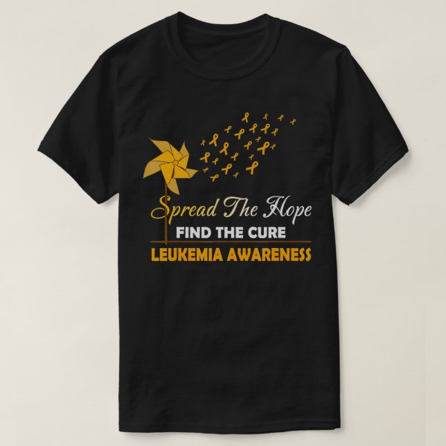 VERBREITEN SIE DAS HOFFNUNGSLEUKEMIA-Bewusstsein T-Shirt (Design vorne)