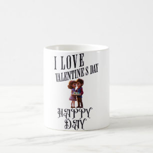 "Verbreiten Sie Liebe mit dem Logos unseres Glückl Kaffeetasse