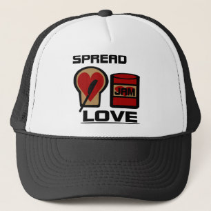 Verbreiten Sie Liebe mit Liebe-Stau-Flasche und WW Truckerkappe