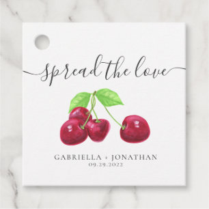 Verbreitung der Liebe Cherry Jam Gevor Tags Geschenkanhänger
