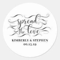 Verbreitung der Liebe-Gastgeschenk Hochzeit