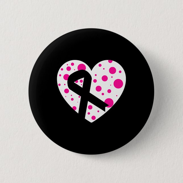 Verbreitung der Liebe mit der rosafarbenen, rosa,  Button (Vorderseite)