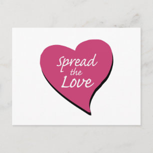 Verbreitung der Liebe Postkarte