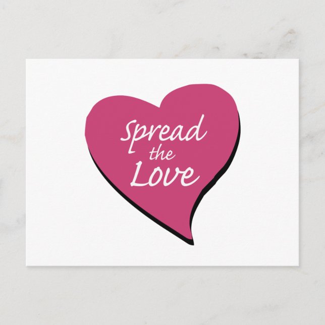 Verbreitung der Liebe Postkarte (Vorderseite)