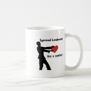 Verbreitung von Güte; Freundlichkeit ist anstecken Kaffeetasse