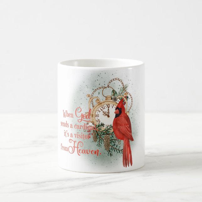 Verbreitung von Kardinälen mit Inspiration/Gedächt Kaffeetasse (Mittel)